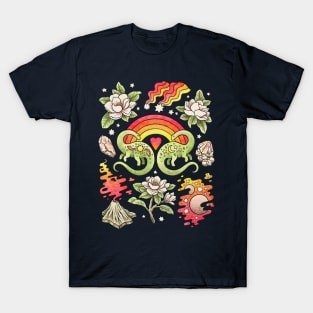 Love You Till Extinction | Dinosaur Science Fantasy Art T-Shirt